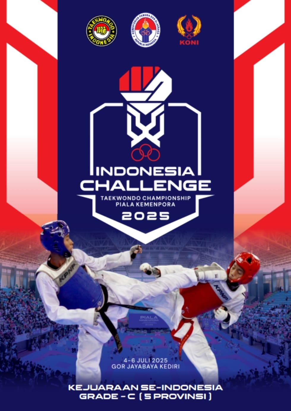 Ajang Pertarungan Prestasi Taekwondo di Tanah Air Taekwondo Indonesia Dojang pengkabtigunungkidul.com